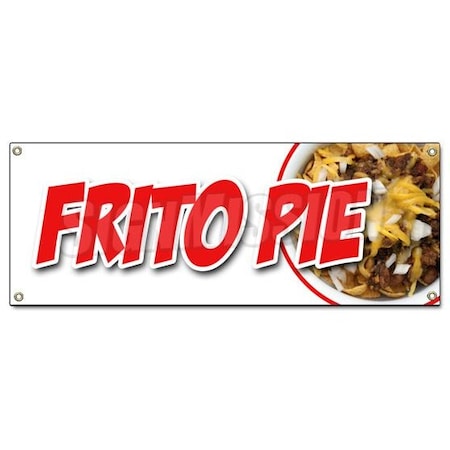 Signmission FRITO PIE BANNER SIGN chili cheese corn chips texas style tamale fresh B-Frito Pie